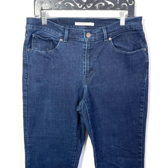 Levi's Jeans Women's Classic Straight Blue Size 10 Stretch Denim Normcore Basics - Picture 10 of 12